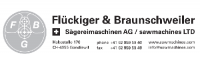 شعار Flückiger & Braunschweiler, Sägereimaschinen AG