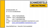 Logotips Schmiedefeld Mechatronic