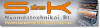 Logo S és K Nyomdatechnikai Bt.