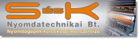Logotipas S és K Nyomdatechnikai Bt.