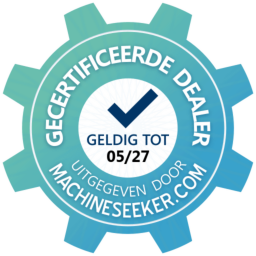 Machineseeker gecertificeerde dealer, keurmerk geldig tot mei 2027