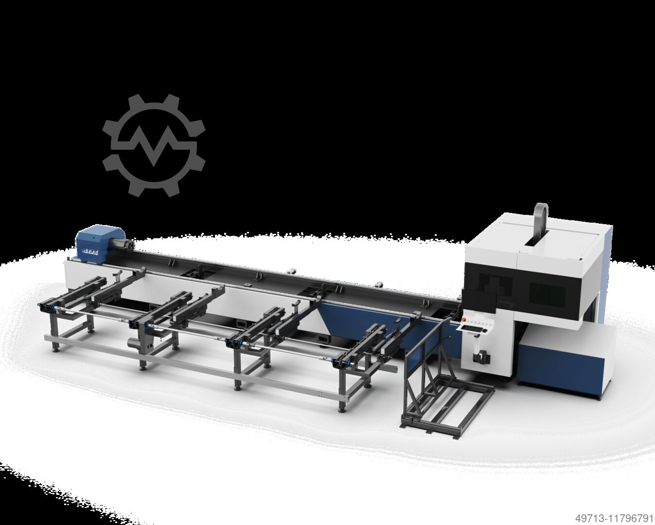 3 kW Rohrlaser Schneidmaschine 6m/3m 6024 mit Tischbeladung