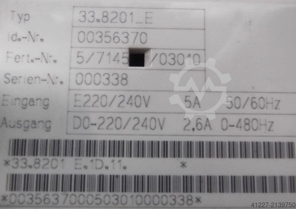 Перетворювач частоти 0,37 кВт Lenze 33.8201 E Пропозиція на
