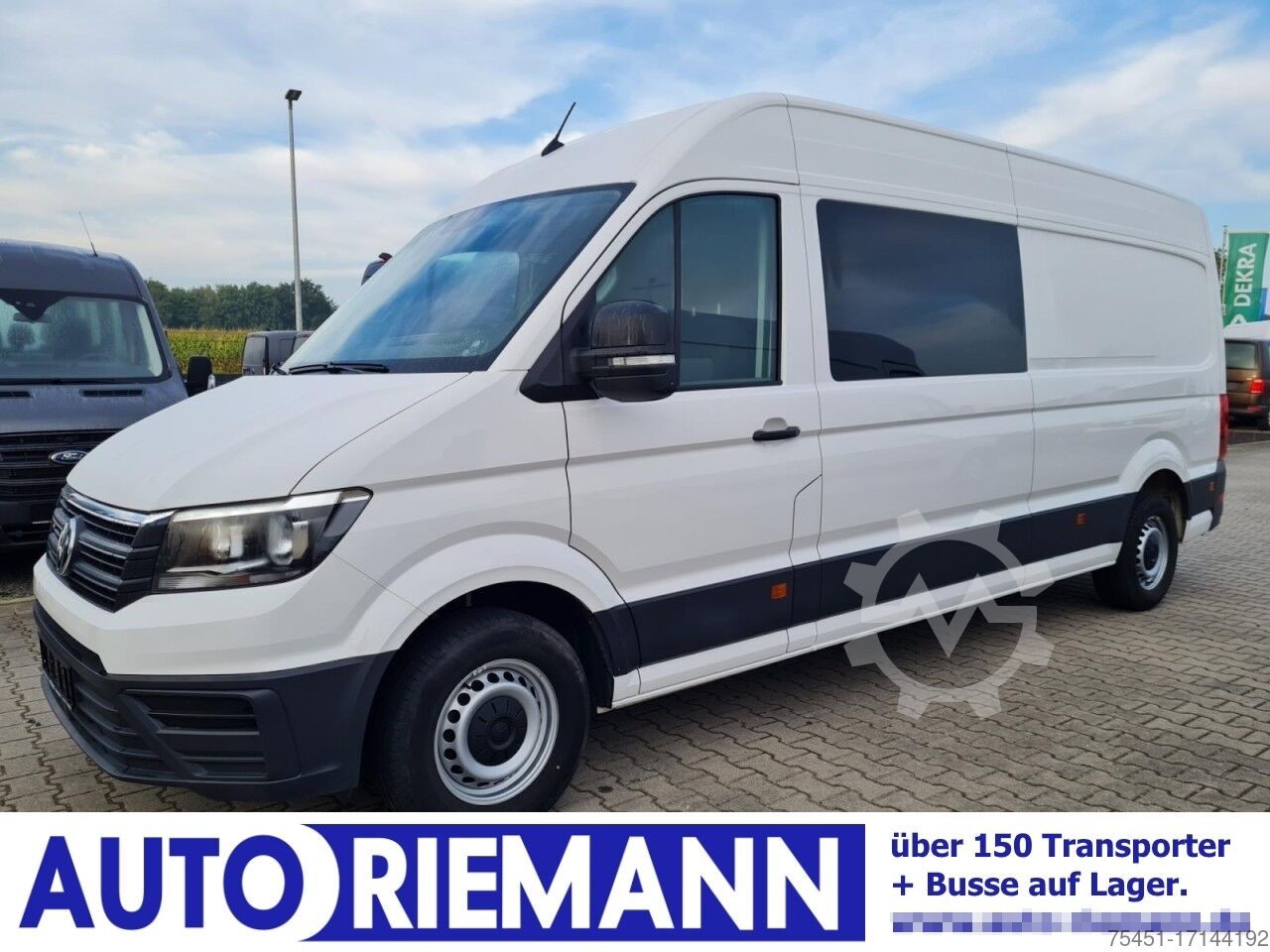 4er Sitzbank VW Crafter MAN TGE DoKa hot Leder neuwertig