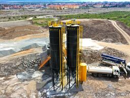 FABO Mobile Concrete Batching Plant 100 m3/h Mobile Concrete Batching Plant