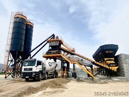 FABO Concrete Batching Plant 120 M3/H Compact Concrete Batching Plant