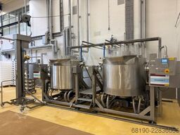 Terlet 2x 1000 liter ketels met lift