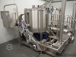 Terlet 2x 1000 liter ketels met lift