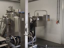 Terlet 2x 1000 liter ketels met lift