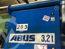 Wciągnik elektryczny ABUS 3,2 t + zblocze hakowe ABUS+zwijacz przewodu