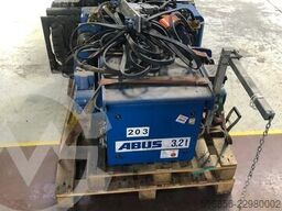 Wciągnik elektryczny ABUS 3,2 t + zblocze hakowe ABUS+zwijacz przewodu