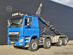 DAF CF 460 8x4 / HIAB HOOKLIFT / RETARDER / SPRING ...