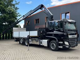 DAF CF 450 FAN 6x2 Pritsche mit Kran HIAB 188 E-6