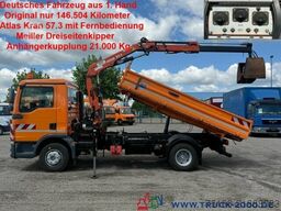MAN TGL 12.220 Meiller Atlas Kran 5+6 Steuerk 146TKM