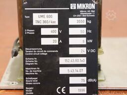 Siemens Trasfor Mikron Simodrive 6SN 1111-0AA00-0BA0 TNT BN 2K5/E