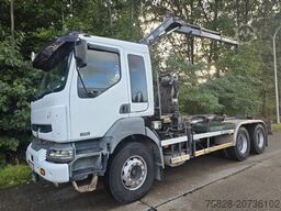 RENAULT Kerax 420 dci/Kran Hiab 080B-2/ Multilift Haken