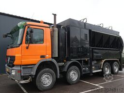 Mercedes-Benz ACTROS 4144 8X4 SEWER VACUUM MANUAL GEARBOX STE...