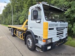 SCANIA mit  Schiebeplateau Fiault + 2x Seilwinde