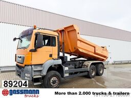 MAN TGS 33.440 6x6 BB, Stahlmulde ca. 12m³, hydr.
