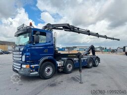 SCANIA G480 8x2*6 Hakenlift / Hiab 244 EP-5 Hipro