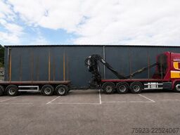 Scania R 580 V8 8X4 LOGTRANSPORT COMBI WITH KESLA 2112...