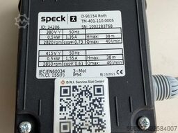 Speck TM-401-110.0005 – 0,5 kW, 40 l/min Speck TM-401-110.0005 – 0,5 kW, 40 l/min