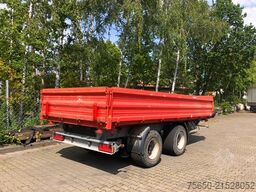 Möslein TTD 19 Schwebheim  19 t Tandemkipper- Tieflader, Breitbereifung