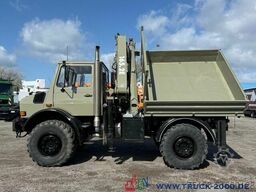 Unimog U5000 4x4 Atlas Kran 165.2E 16,5m Höhe + Winde