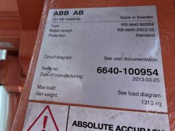 ABB (10x) IRB 6640 M2004 / IRB 6640-235/2.55