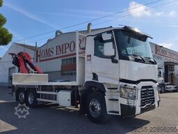 RENAULT 26.440 C 6X2 EURO 6 + GRUA HMF