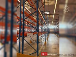 ca. 18,5 lfm Stow Palettenregale H:700cm 3200 kg Fachlast Boden +3 , Hochregale