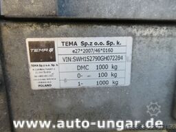 Temared Tema Anhänger 1.000kg Tieflader Plane