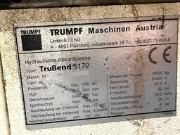 Trumpf TruBend 5170 + BendMaster