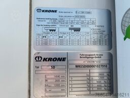 KRONE KüHLAUFLIEGER, TK SLXI 300, LIFTACHSE, DOPPELSTOCK, BLUMENBREITE