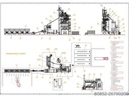 Polygonmach PBA-160 batch type stationary asphalt plant
