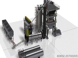 Polygonmach PBA-160 batch type stationary asphalt plant