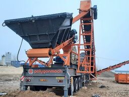 Polygonmach Mobile impact crusher with screen 1200x1000mm w...