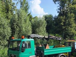 MAN LKW Kipper mit Kran und Holzgreifer 7731