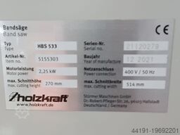 Holzkraft HBS 533 SET