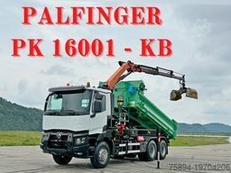 RENAULT C 430 *KIPPER 5,10 m + PK 16001 - K B* 6x4