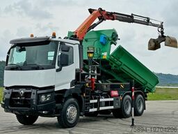 RENAULT C 430 *KIPPER 5,10 m + PK 16001 - K B* 6x4