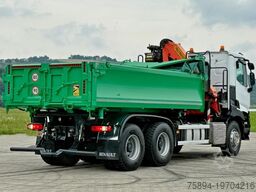 RENAULT C 430 *KIPPER 5,10 m + PK 16001 - K B* 6x4