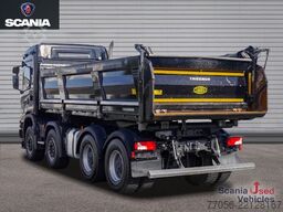 Scania G 460 B8x4HZ XT - Meiller TRIGENIUS D421 / Bordmat