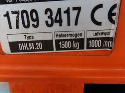 Scania P250 4x2 Bakwagen+Klep E6 Dhollandia 1500 kg