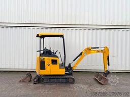 JCB 16C-1 /2022 BJ/ 779 H / verbr. Laufwerk/2xLöffel