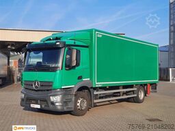 MERCEDES-BENZ 1827 L ACTROS Koffer 7,35 m mit Tür + LBW 2t