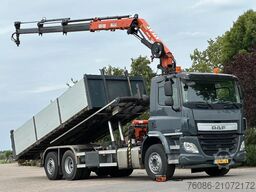 DAF CF 370 EURO6!!6x2!KRAAN/KRAN/KABEL/ABROLLKIPPER...