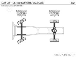 DAF XF 106.460 SUPERSPACECAB