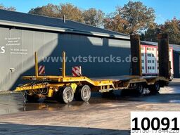 LANGENDORF TUE 40 4.Achser Tieflader-Anhänger, Radmulden