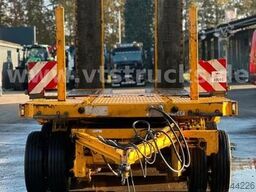 LANGENDORF TUE 40 4.Achser Tieflader-Anhänger, Radmulden